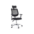 Scaun birou Q-118R, stofa/plasa/metal