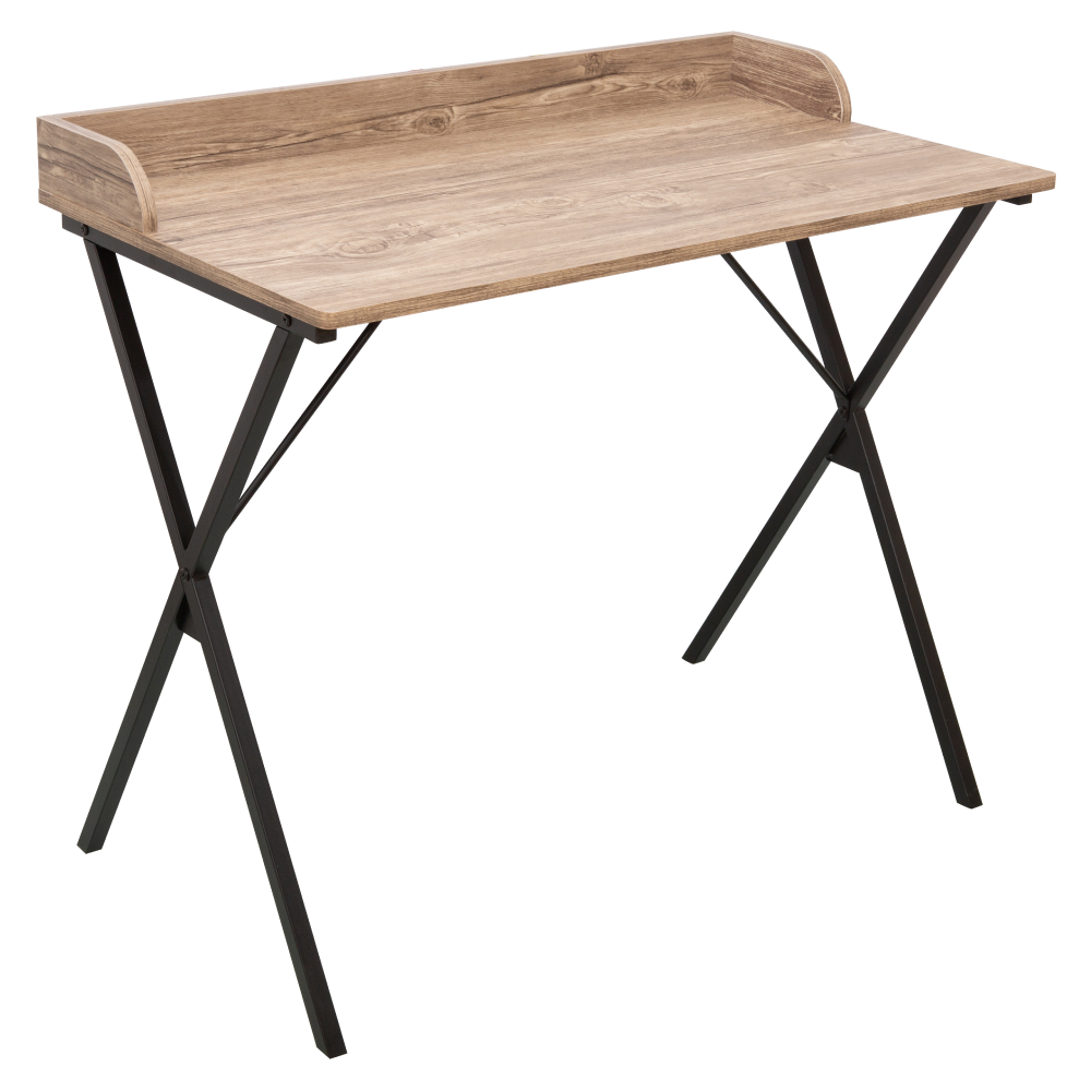 Birou PC OFIS, stejar / negru