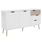 Comoda OSLO 75381, stejar sonoma/alb