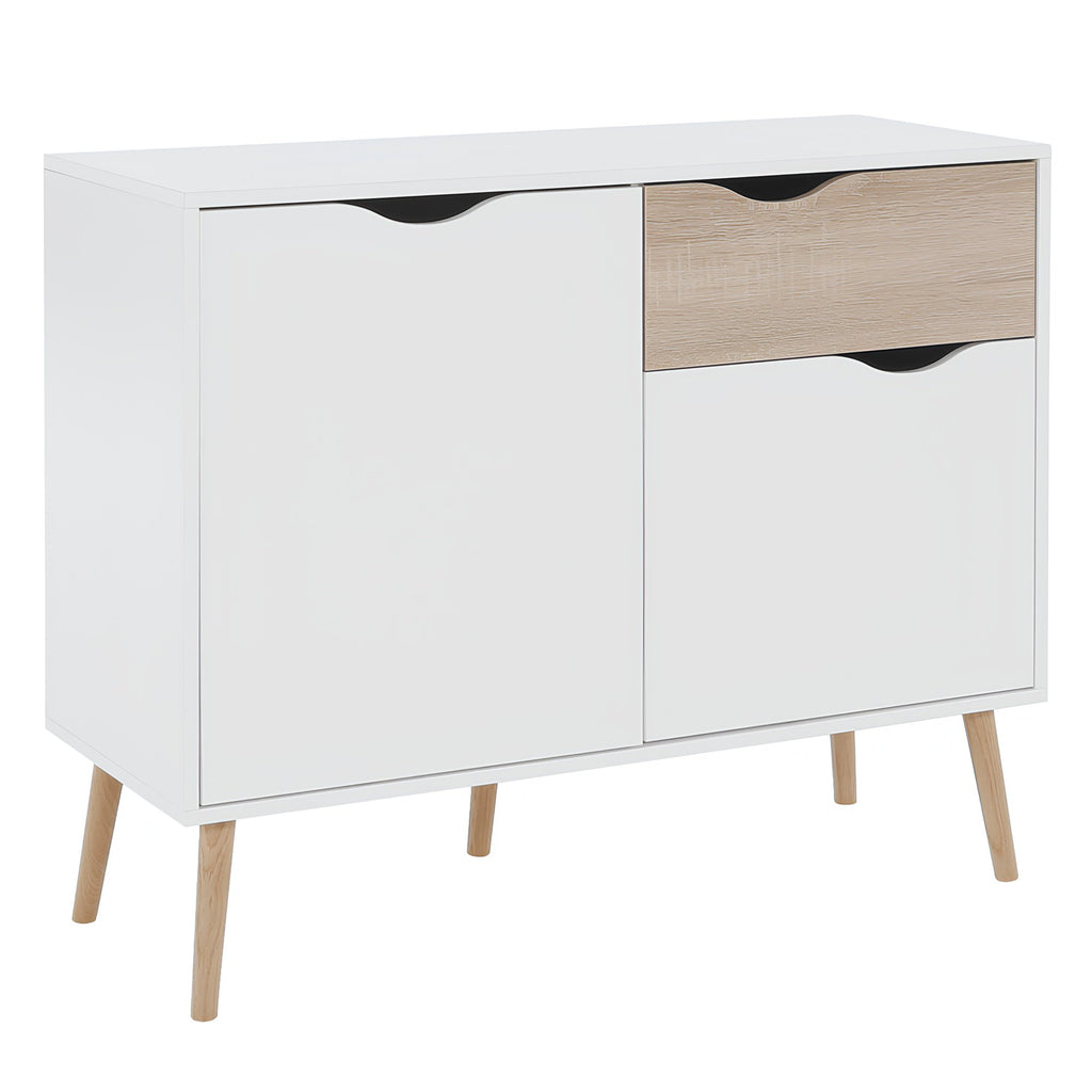 Comoda OSLO 75387, stejar sonoma/alb