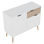 Comoda OSLO, stejar sonoma / alb