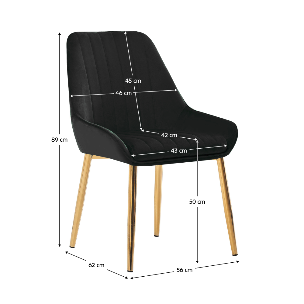 Scaun tapitat PERLIA, vedere 3