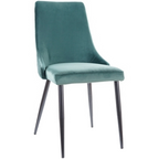 Scaun tapitat PIANO B, verde