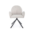 Scaun rotativ PLANET, bej/negru