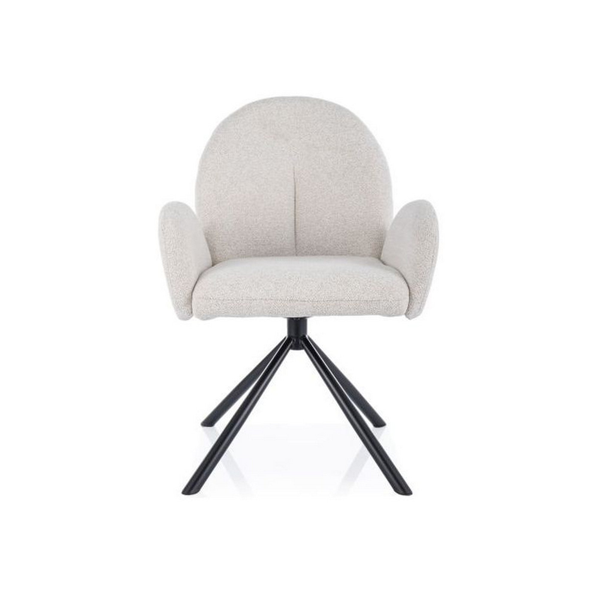 Scaun rotativ PLANET, bej/negru