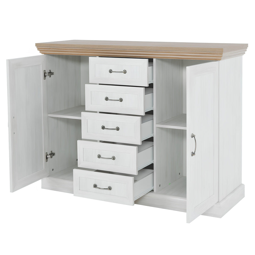 Comoda ROYAL, pin / stejar