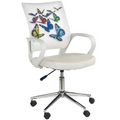 Scaun de birou tapitat Butterfly