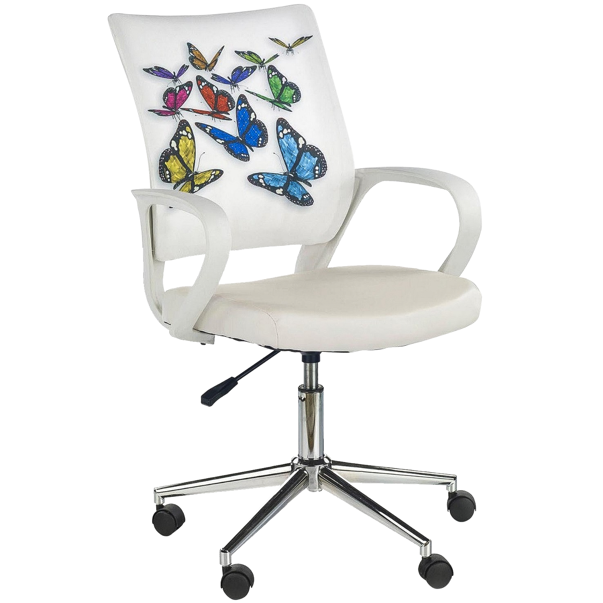 Scaun de birou tapitat Butterfly