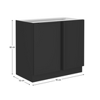 Dulap bucatarie modular SIBER 105 ND 1F BB, vedere 3