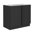 Dulap inferior SIBER 105 ND 1F BB, negru