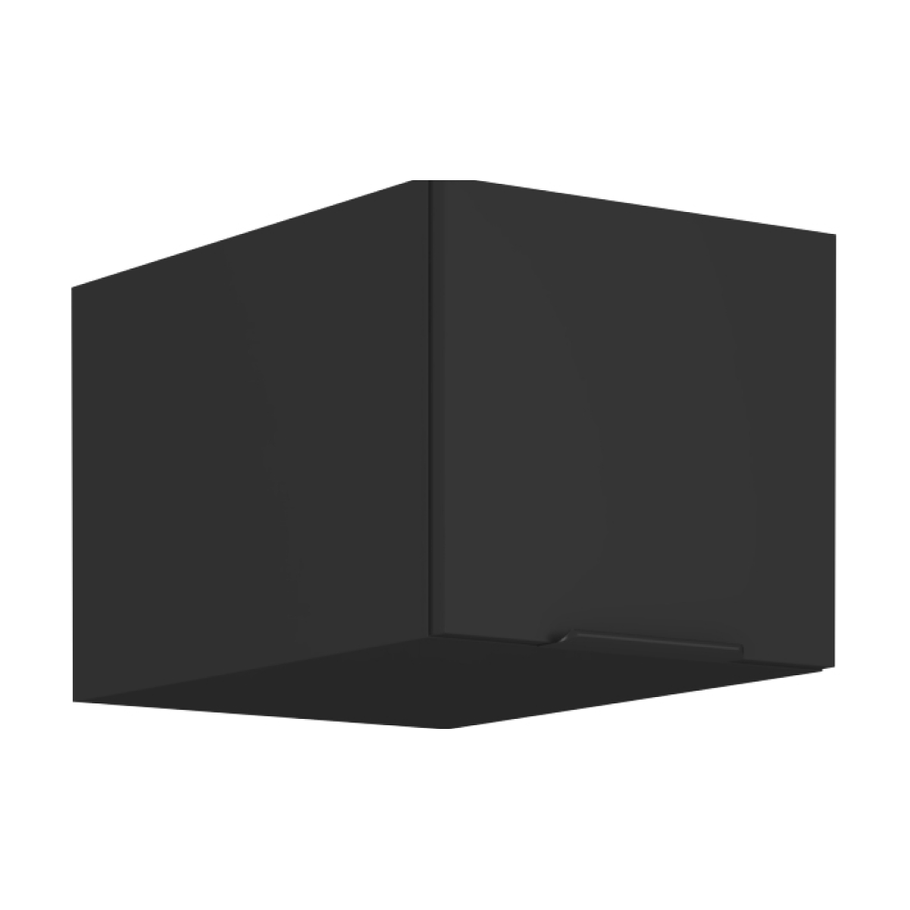 Dulap superior SIBER 40 NAGU-36 1F, negru