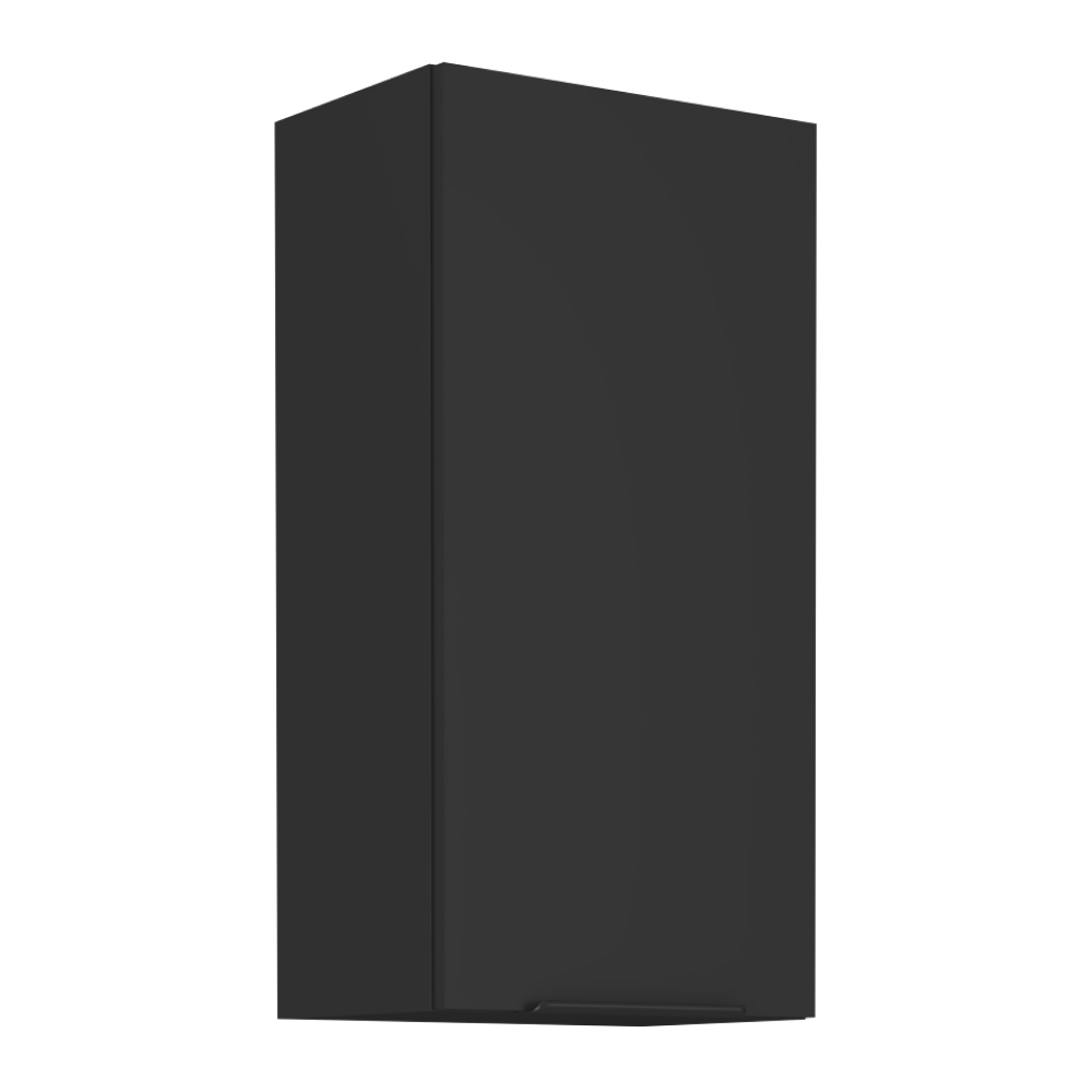 Dulap superior SIBER 45 G-90 1F, negru