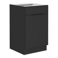 Dulap inferior SIBER 50 D 1F 1S BB, negru