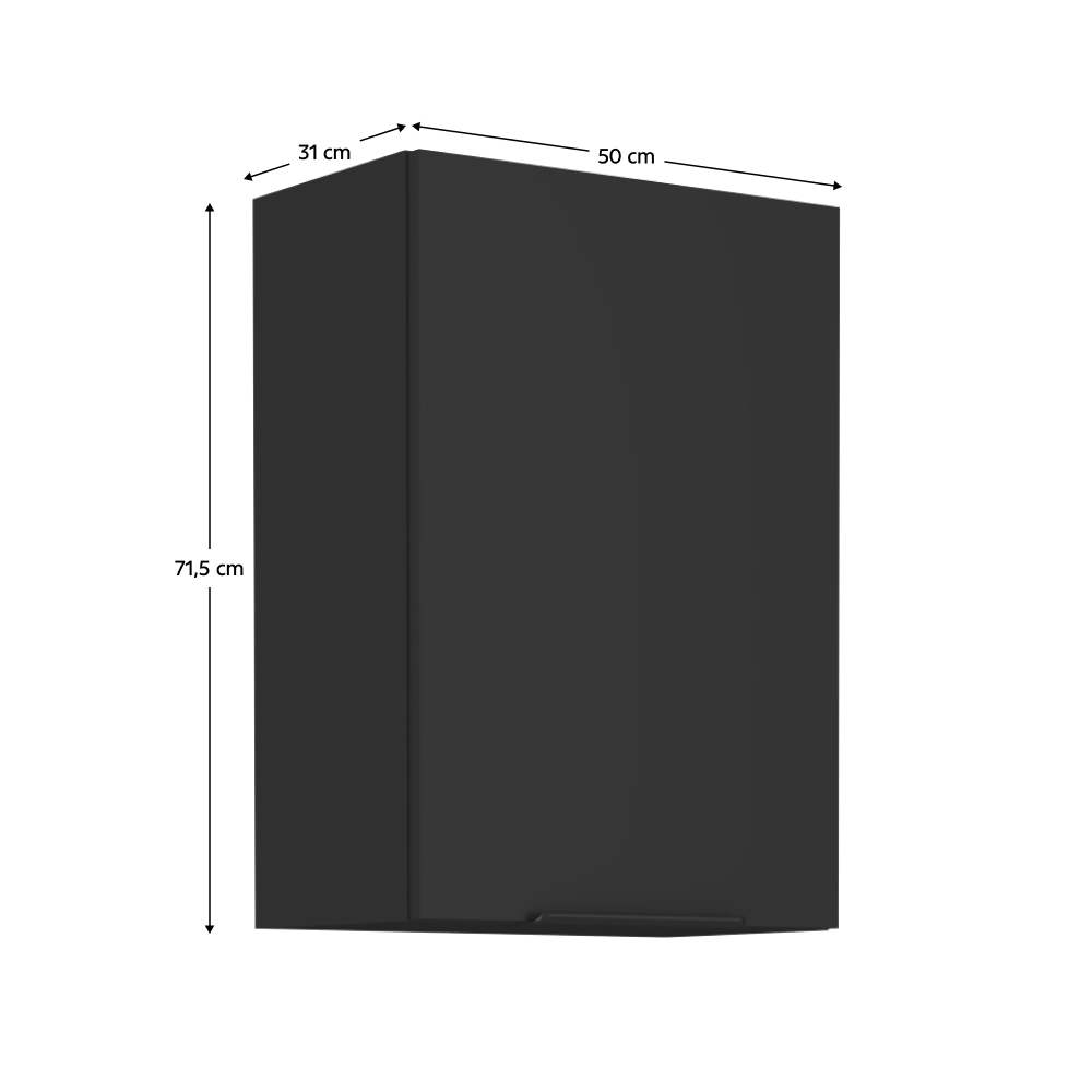 Dulap bucatarie modular SIBER 50 G-72 1F, vedere 3