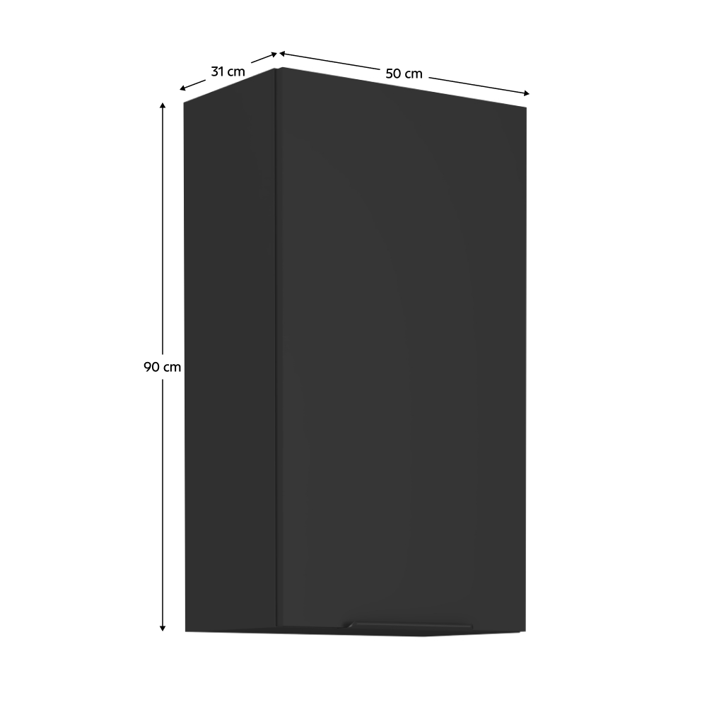 Dulap bucatarie modular SIBER 50 G-90 1F, vedere 3