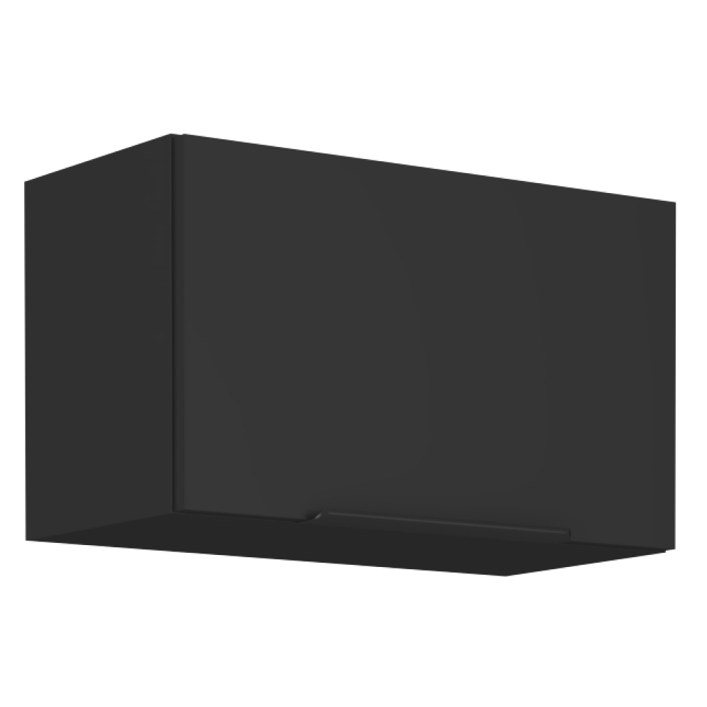 Dulap superior SIBER 60 GU-36 1F, negru
