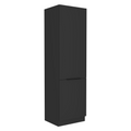 Dulap pentru frigider incorporat SIBER 60 LO-210 2F, negru