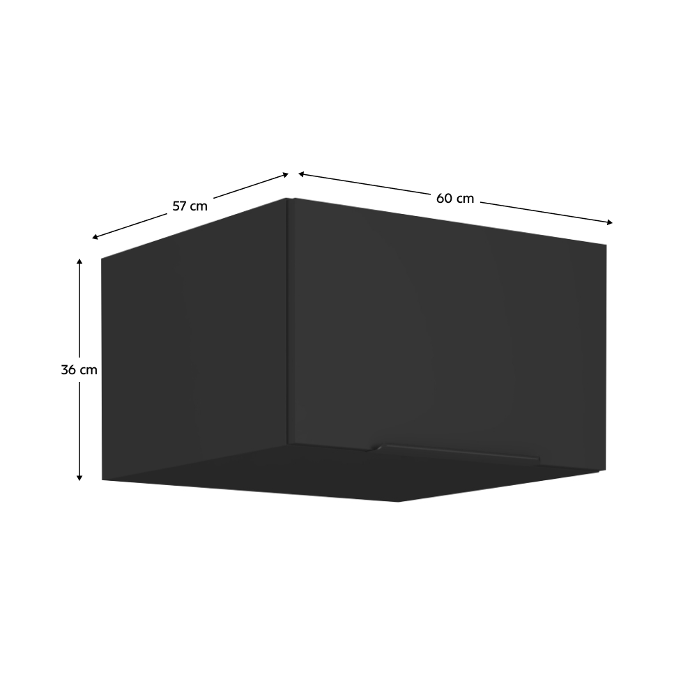 Dulap bucatarie modular SIBER 60 NAGU-36 1F, vedere 3