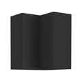 Dulap de colt superior SIBER 60x60 GN-72 2F, negru
