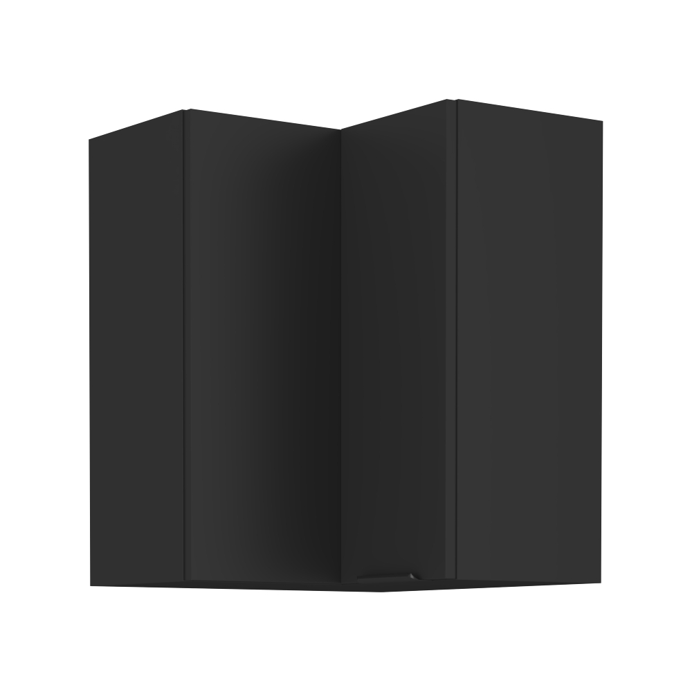 Dulap de colt superior SIBER 60x60 GN-72 2F, negru