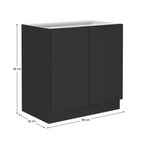 Dulap bucatarie modular SIBER 80 D 2F BB, vedere 3