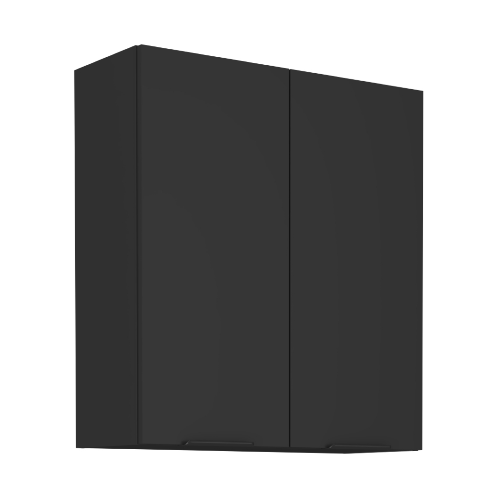 Dulap de sus SIBER 80 G-90 2F, negru
