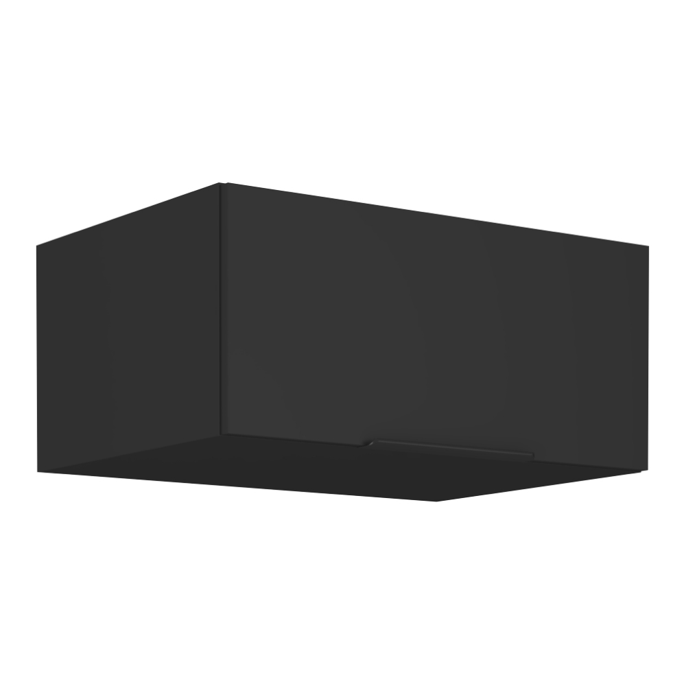Dulap superior SIBER 80 NAGU-36 1F, negru