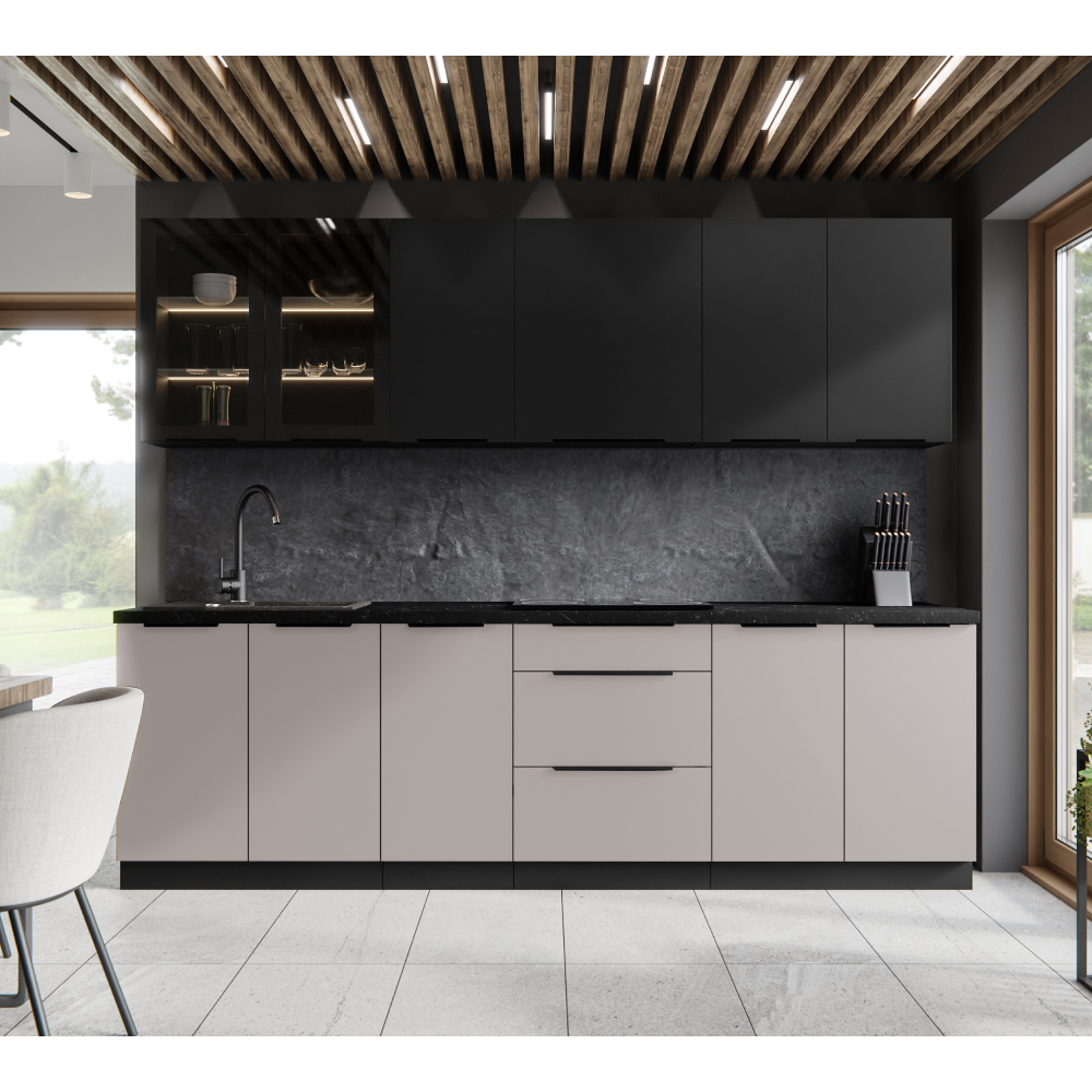Dulap bucatarie modular inferior pentru aragaz incorporabil SIBER 60 D GAZ BB, vedere 4