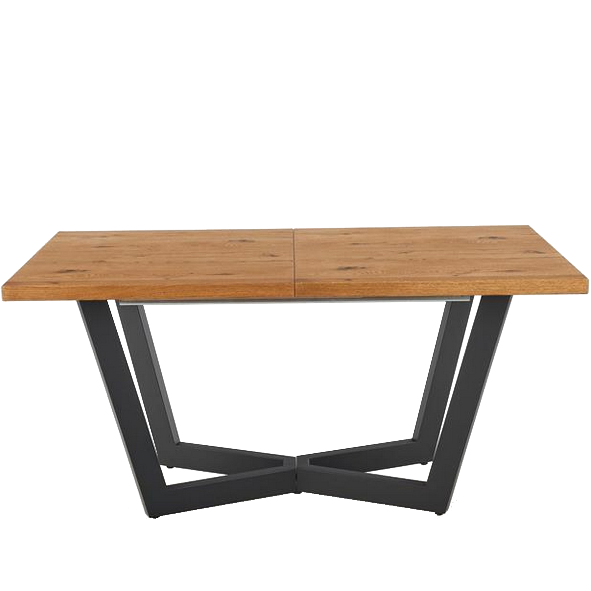 Masa extensibila Massive, stejar/negru