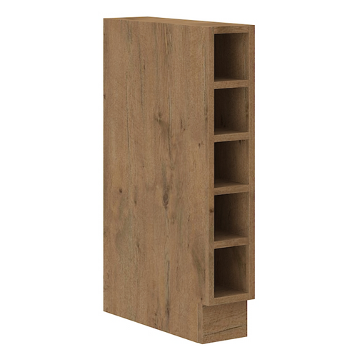 Cabinet inferior cu rafturi VEGA 15 D OTW BB, stejar Lancelot