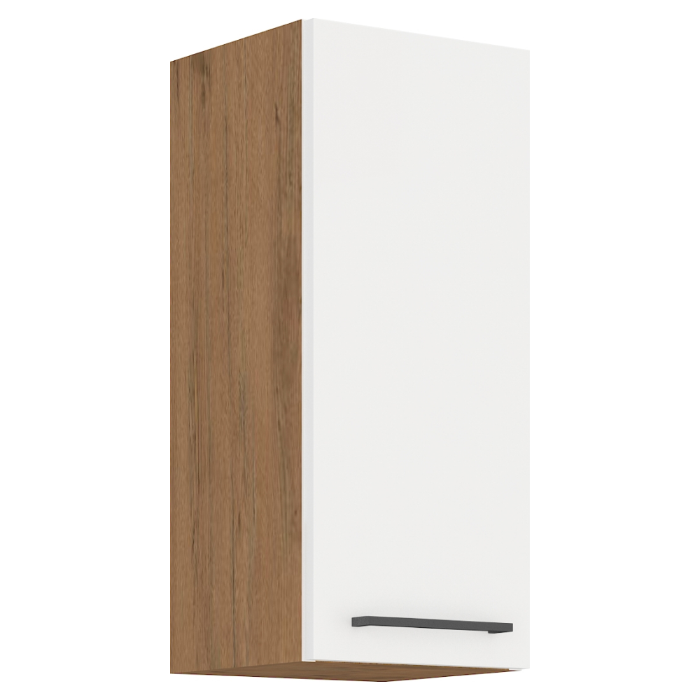 Cabinet superior VEGA 30 G-72 1F, stejar Lancelot/alb extra lucios HG