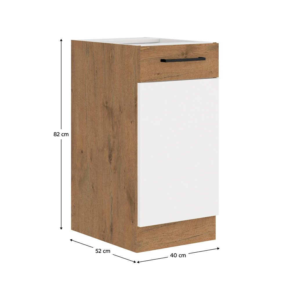 Dulap bucatarie modular VEGA D40 1F BB, vedere 3