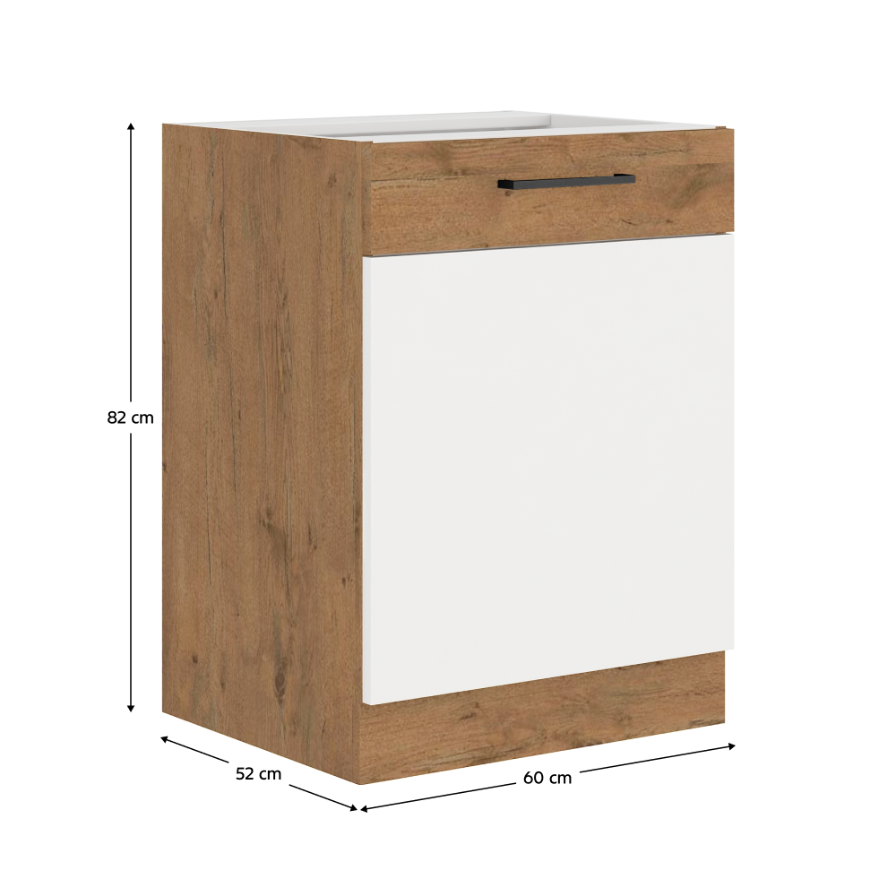 Dulap bucatarie modular VEGA D60 1F BB, vedere 3