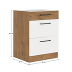 Dulap bucatarie modular VEGA D60 3S BB, vedere 3
