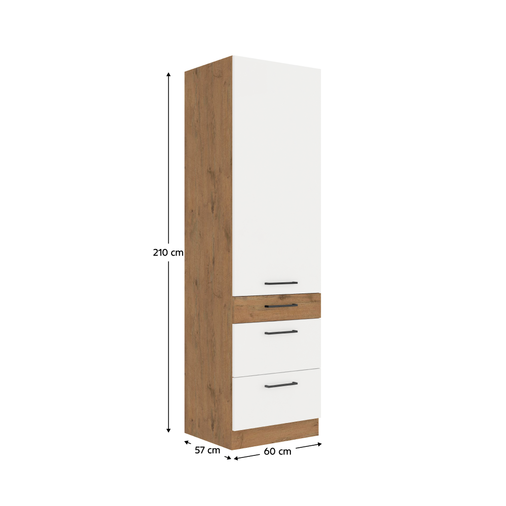 Dulap bucatarie modular VEGA 60 Dbuc-210 3S 1F, vedere 3