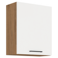 Cabinet superior VEGA 60 G-72 1F, stejar Lancelot/alb extra lucios HG