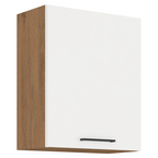 Cabinet superior VEGA 60 G-72 1F, stejar Lancelot/alb extra lucios HG