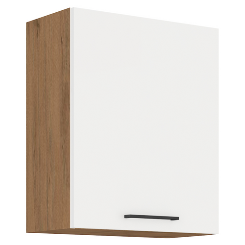 Cabinet superior VEGA 60 G-72 1F, stejar Lancelot/alb extra lucios HG