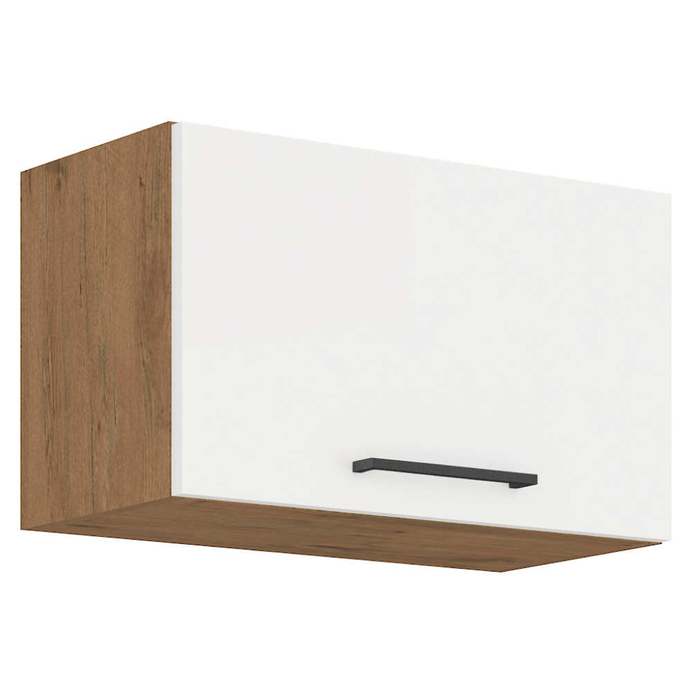Cabinet superior VEGA 60 GU-36 1F, stejar Lancelot/alb extra lucios HG