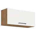 Cabinet superior VEGA 80 GU-36 1F, stejar Lancelot/alb extra lucios HG
