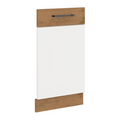 Usa pentru masina de spalat vase incorporata VEGA ZM 713x446, stejar Lancelot/alb extra lucios HG
