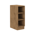 Cabinet inferior cu rafturi VEGA 30 D OTW BB, stejar Lancelot