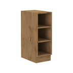 Cabinet inferior cu rafturi VEGA 30 D OTW BB, stejar Lancelot