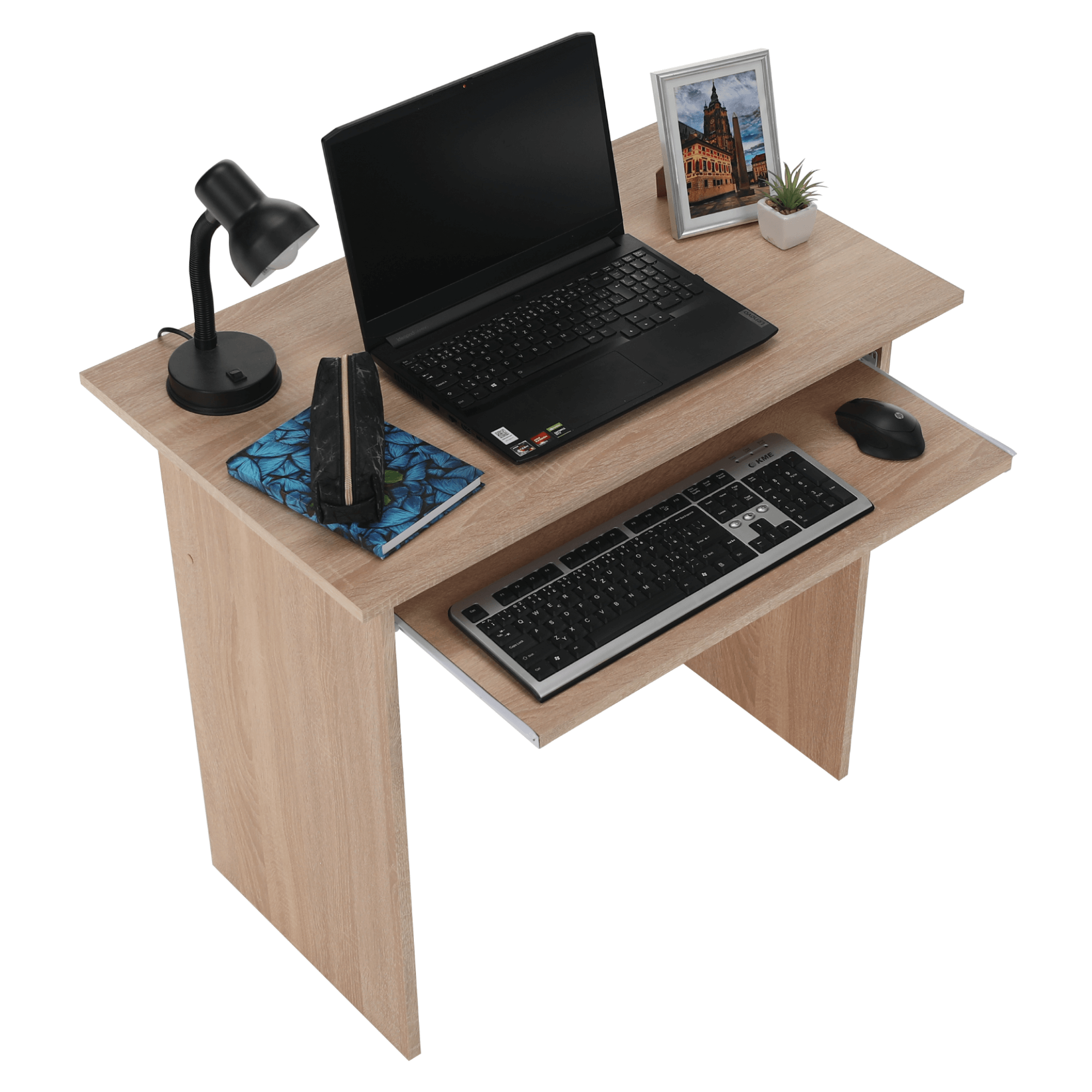Birou PC VERNER, stejar sonoma