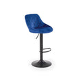 Scaun bar H101, albastru/negru