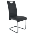 Scaun dining ABIRA NEW, gri inchis/cusatura deschisa