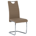 Scaun de bucatarie ABIRA NEW, cappuccino/cusatura deschisa