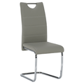 Scaun de bucatarie ABIRA NEW, gri deschis/cusatura deschisa