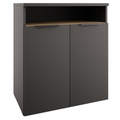 Comoda ADAPO ADP04, antracit/stejar cremona