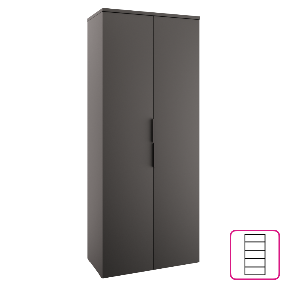 Dulap ADAPO ADP01, antracit